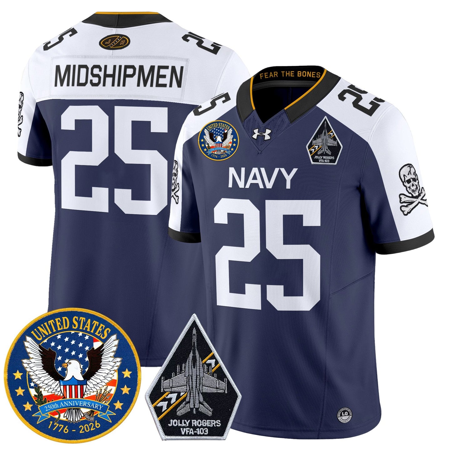 Navy Alternate - #25 Midshipmen