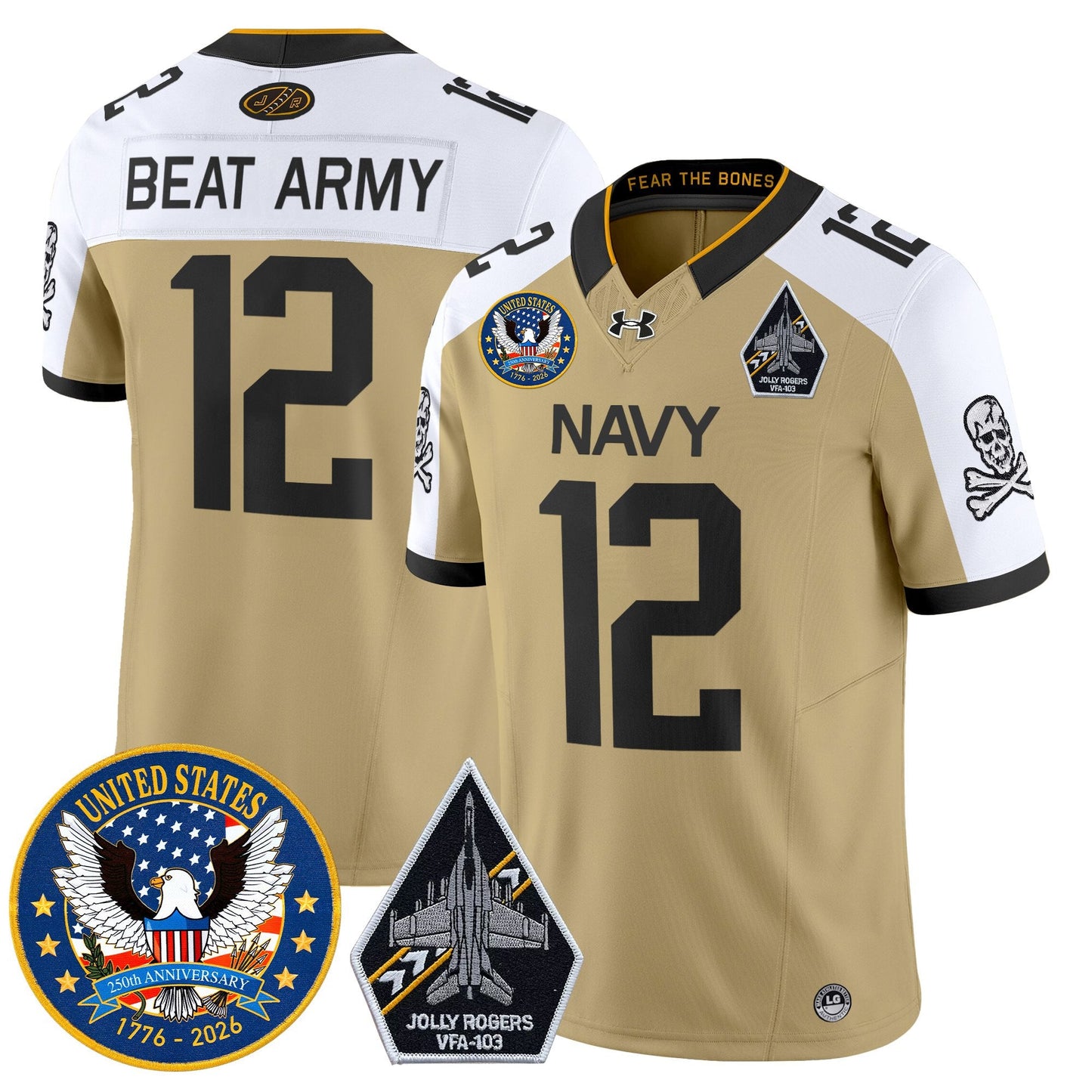 Gold Alternate - #12 Beat Army
