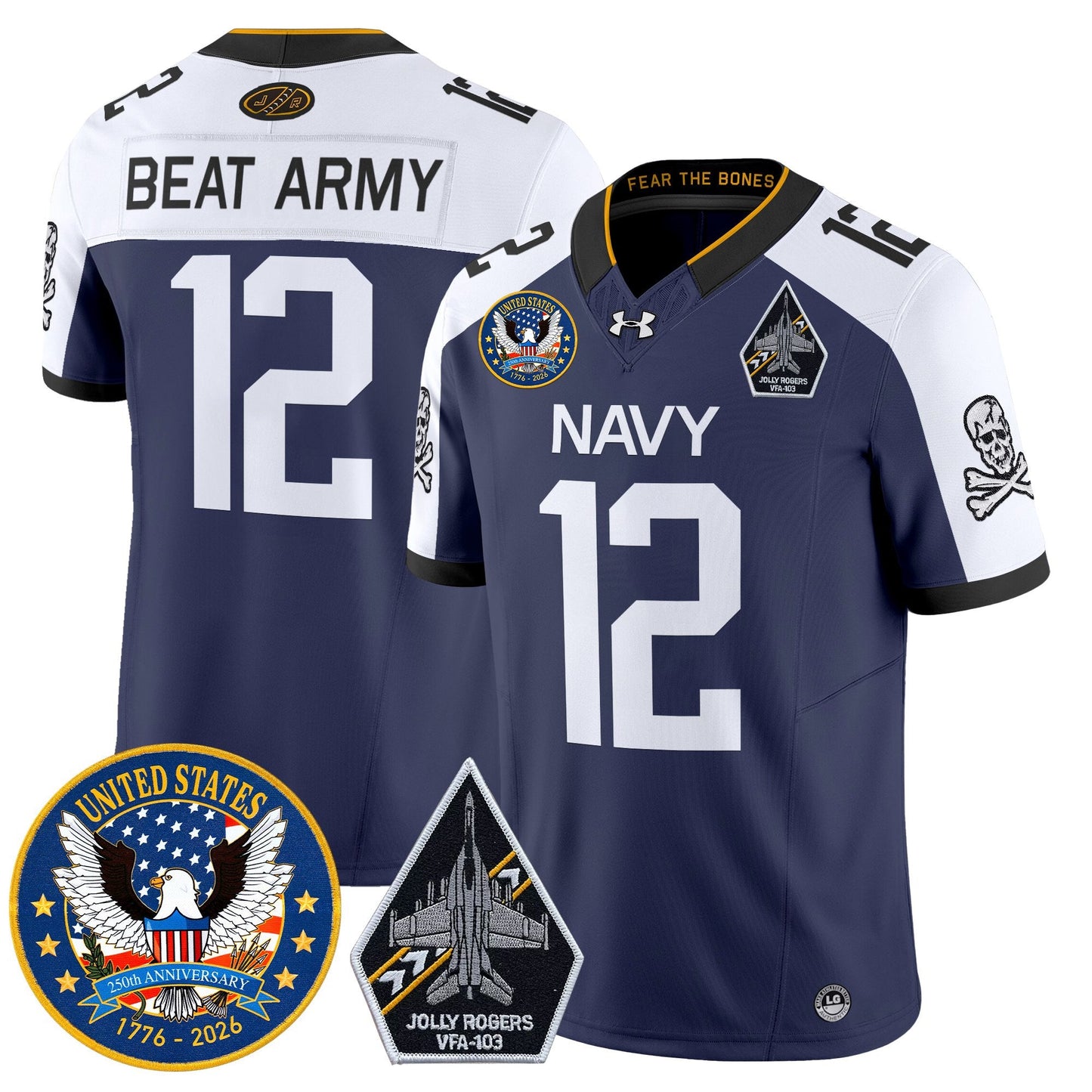Navy Alternate - #12 Beat Army