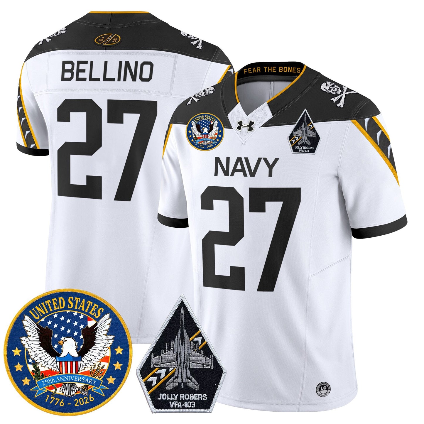White - Joe Bellino