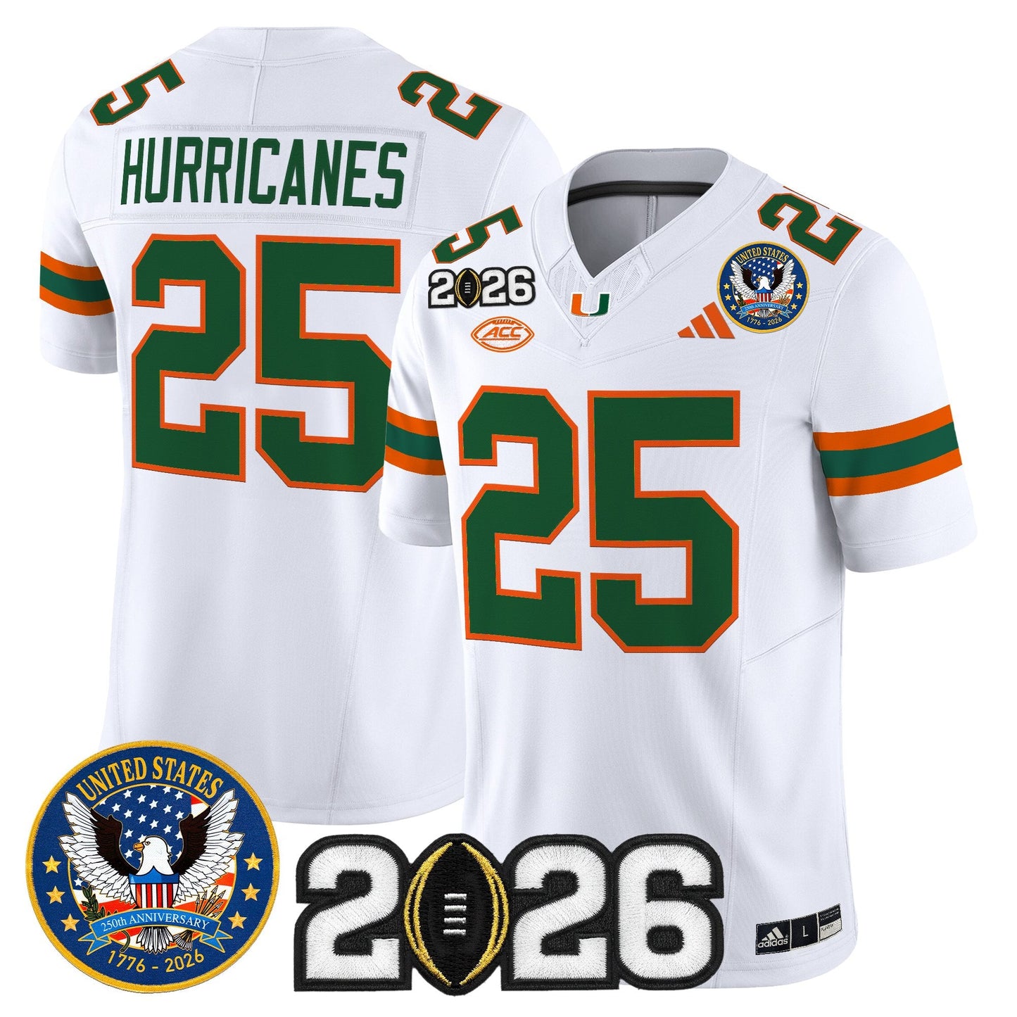White - #25 Hurricanes