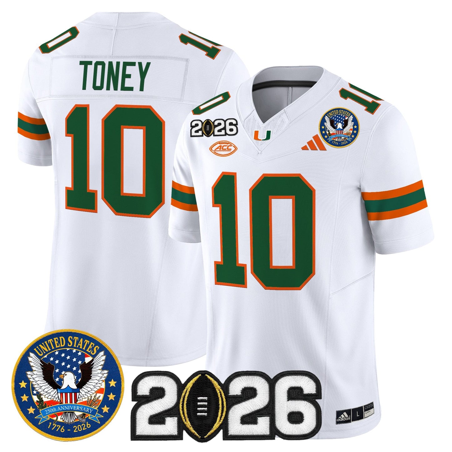 White - Malachi Toney