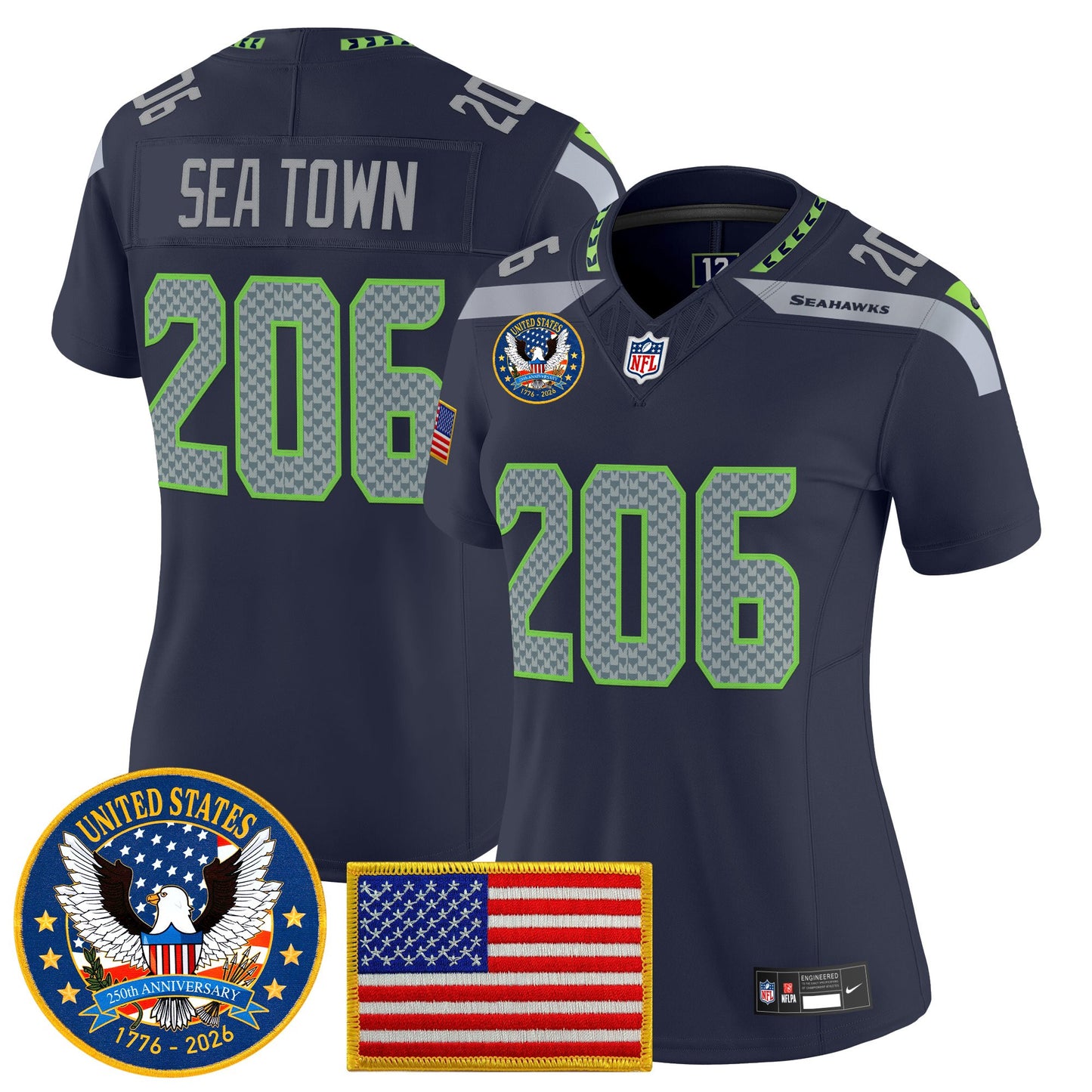 College Navy - Sea Town 206