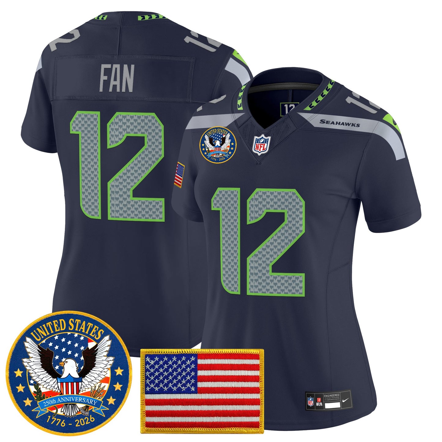 College Navy - 12Th Fan
