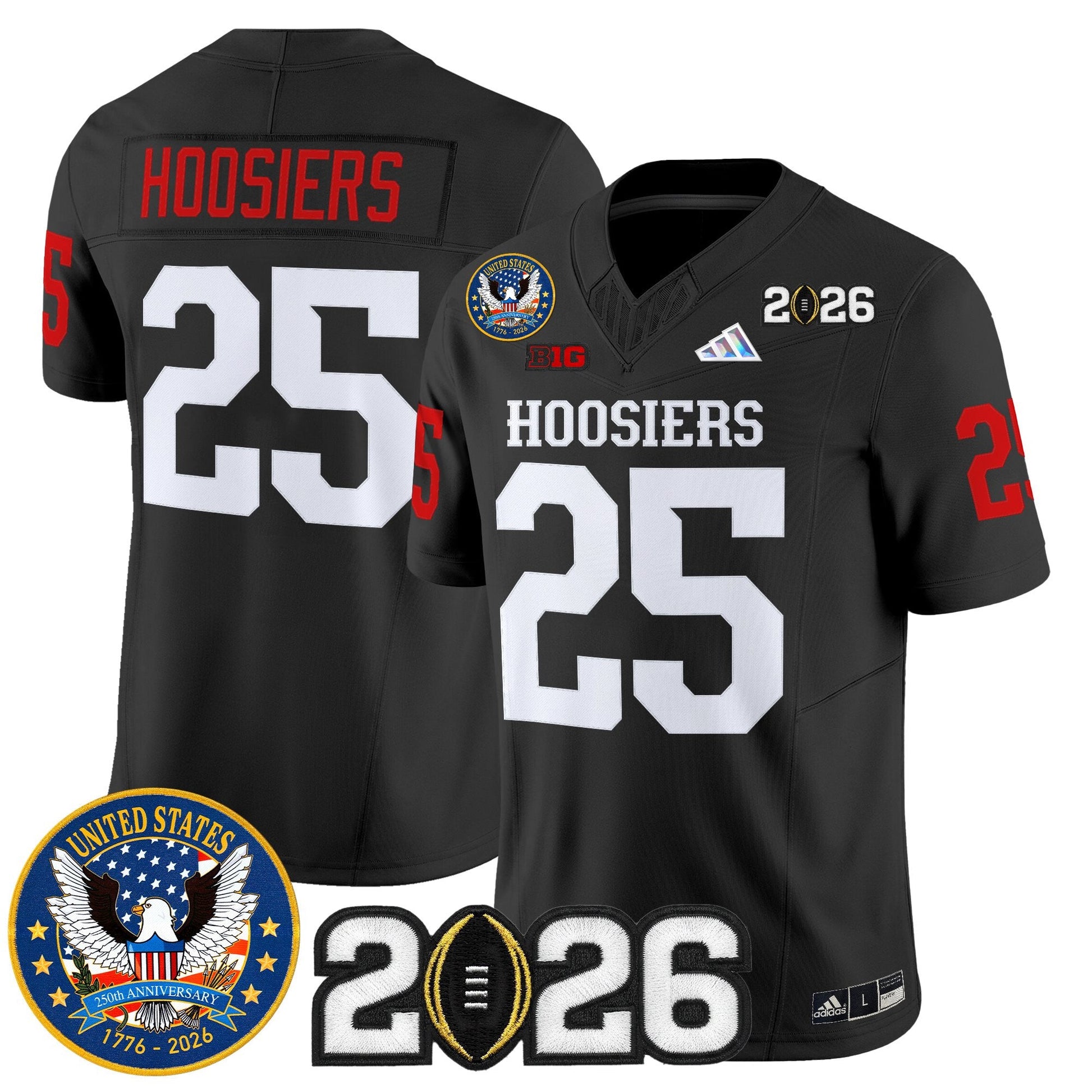 Black - #25 Hoosiers