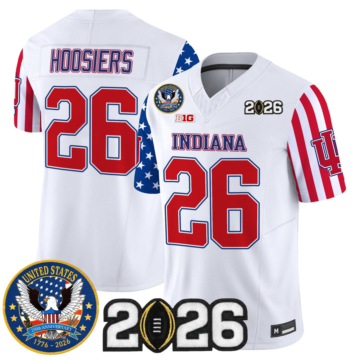 White - #26 Hoosiers