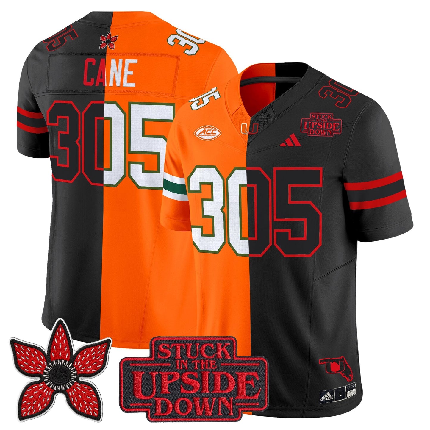 Orange-Black - Cane 305