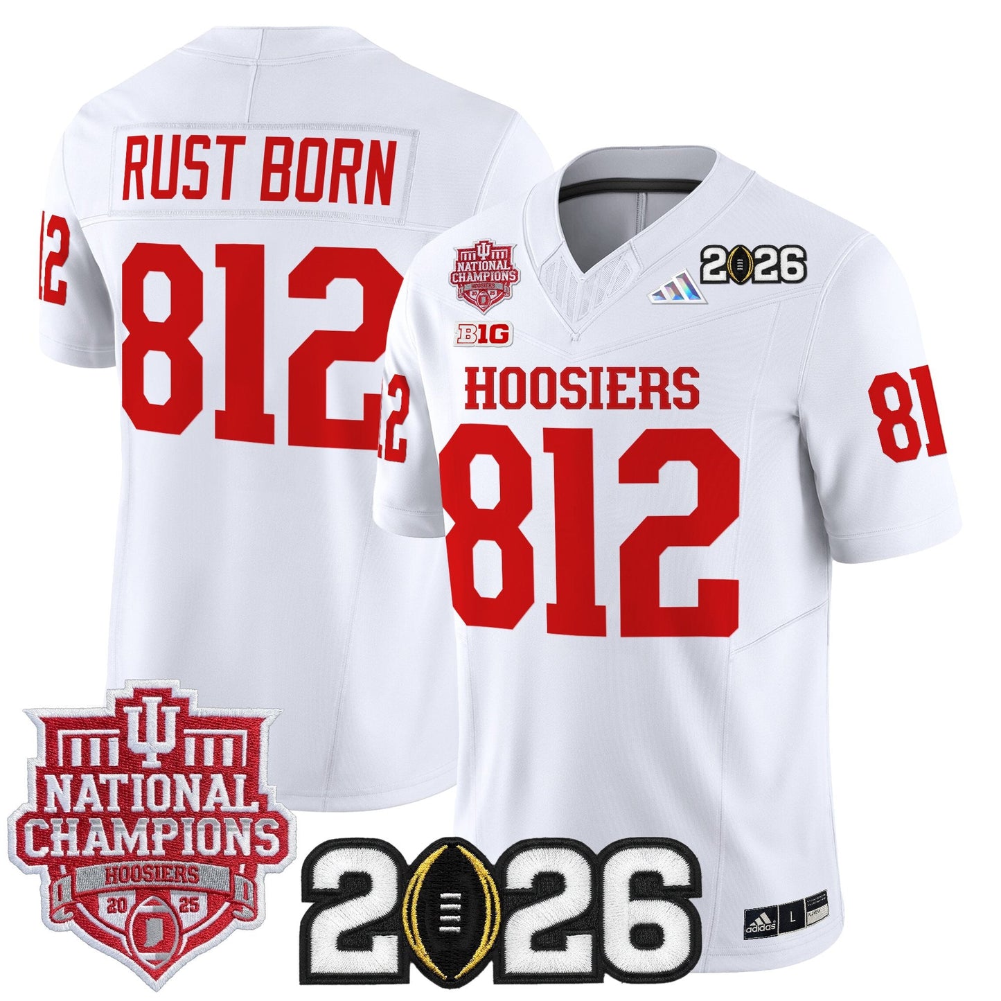 White - Rust Born 812