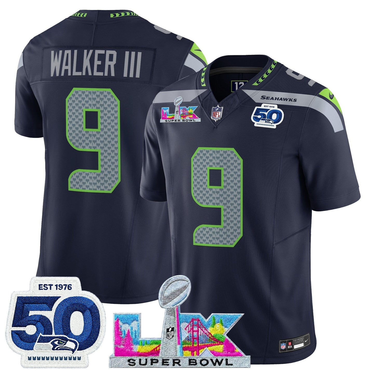 College Navy - Walker III