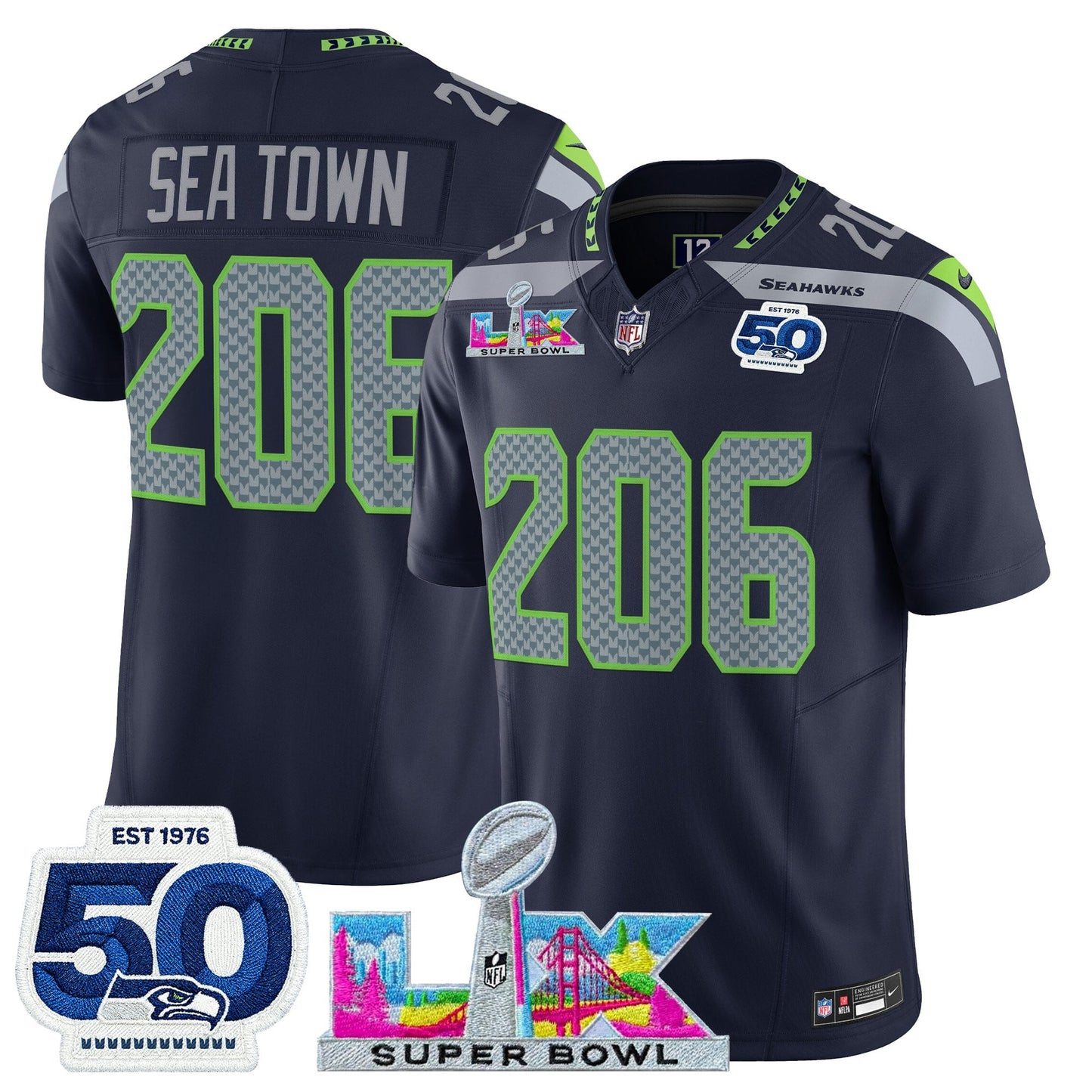 College Navy - Sea Town 206