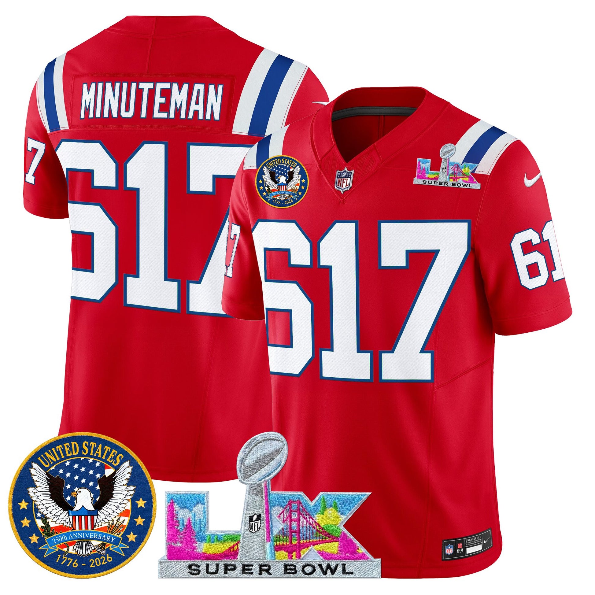 Red - Minuteman 617