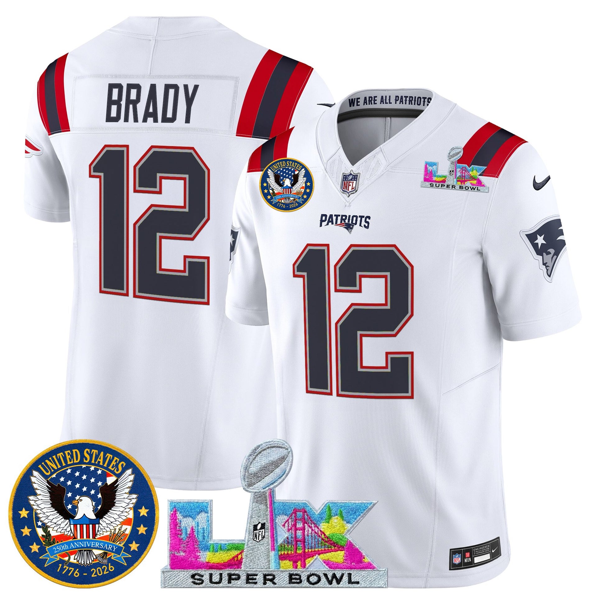 White - Tom Brady