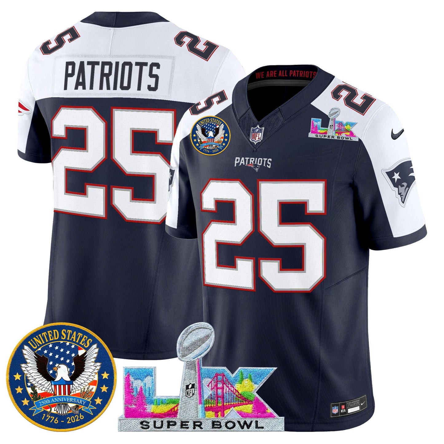 Navy Alternate - #25 Patriots