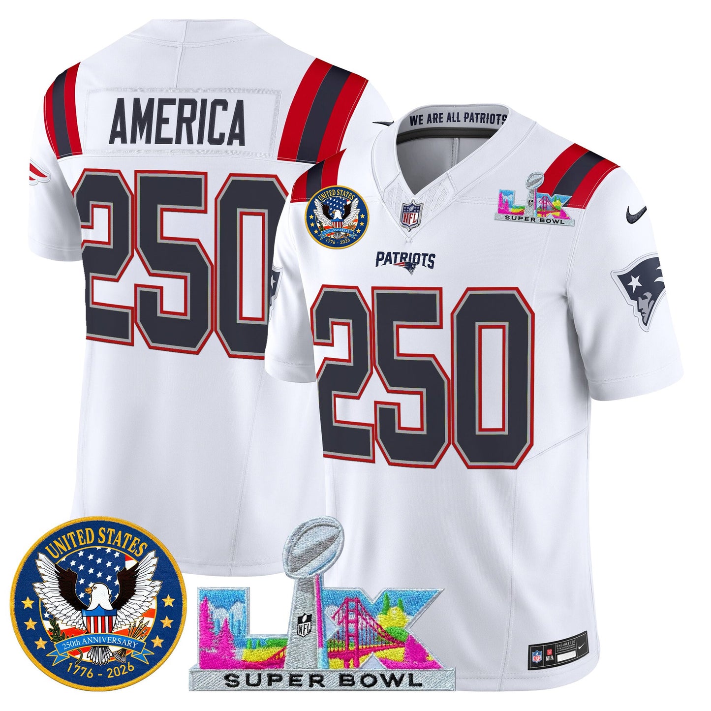 White - #250 America