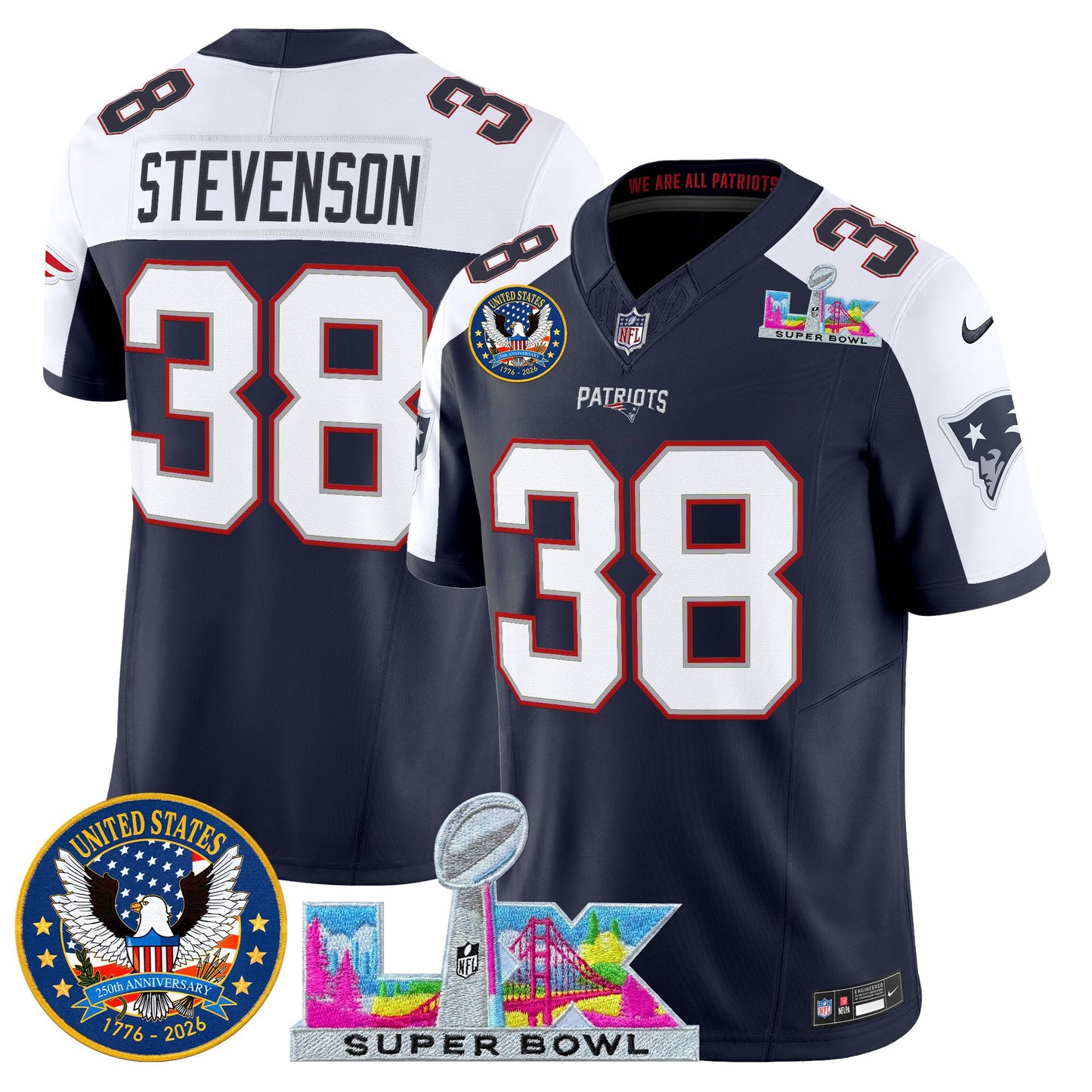 Navy Alternate - Rhamondre Stevenson