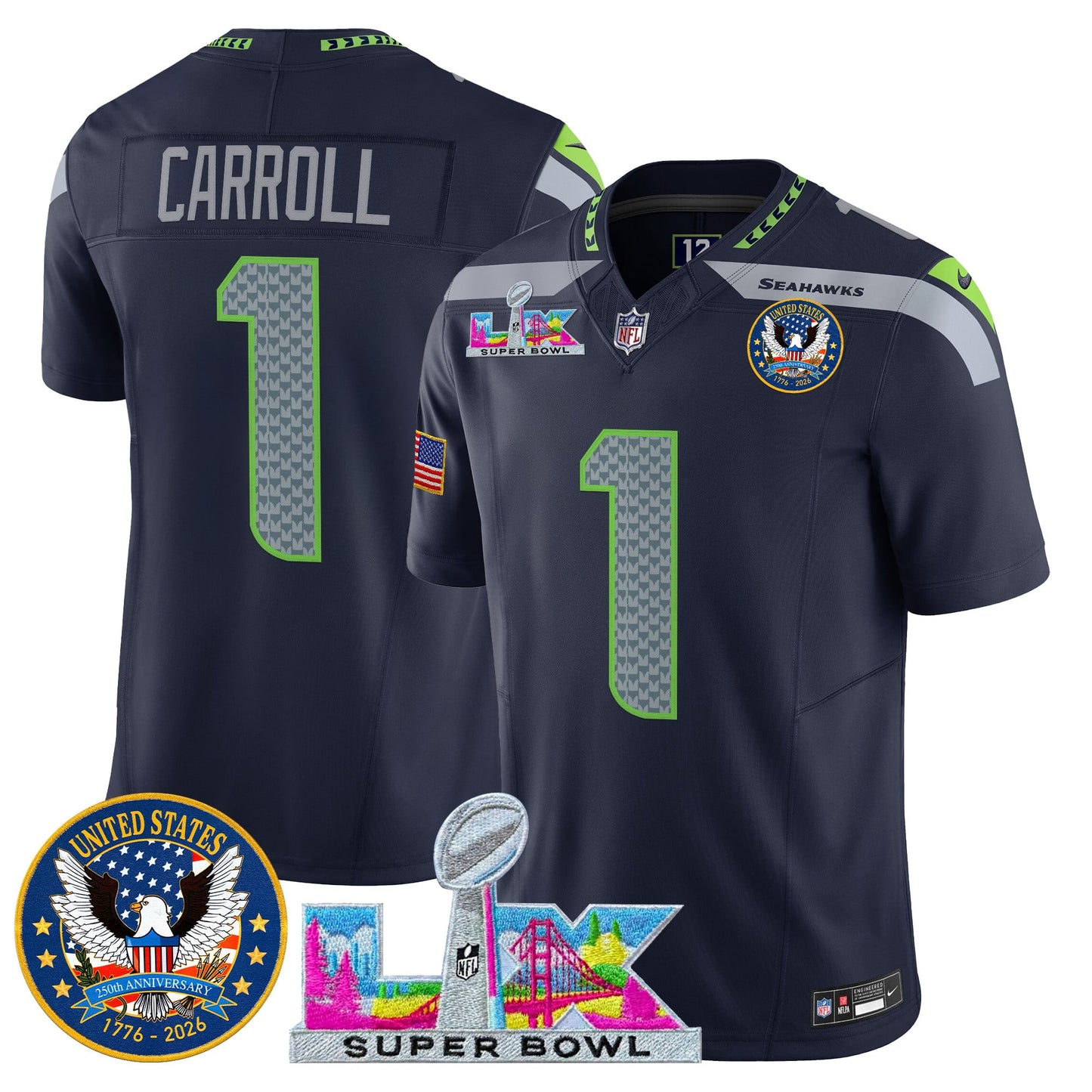 College Navy - Pete Carroll