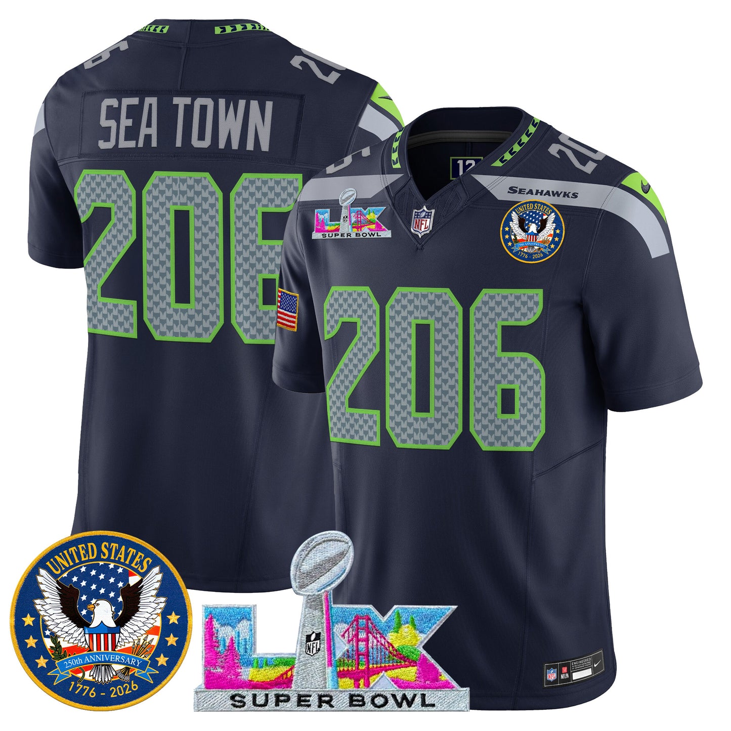 College Navy - Sea Town 206
