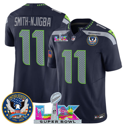 College Navy - Smith-Njigba