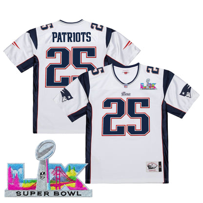 White - #25 Patriots