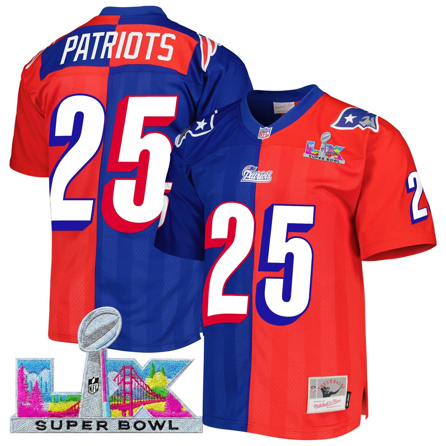 Split - #25 Patriots
