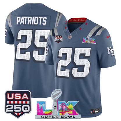 Storm Blue - #25 Patriots