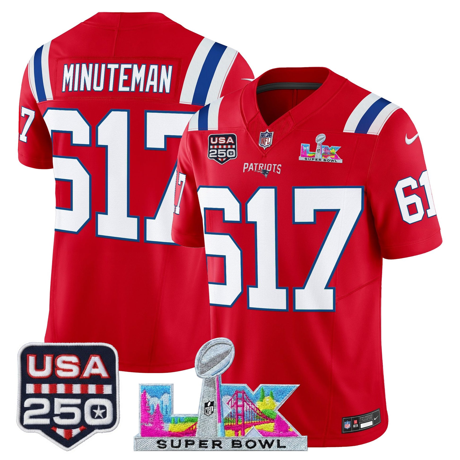 Red - Minuteman 617