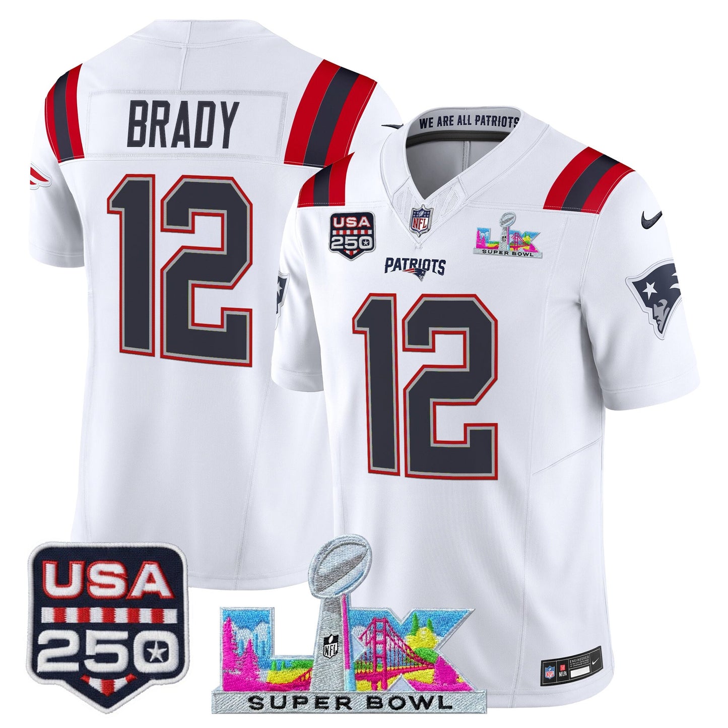 White - Tom Brady