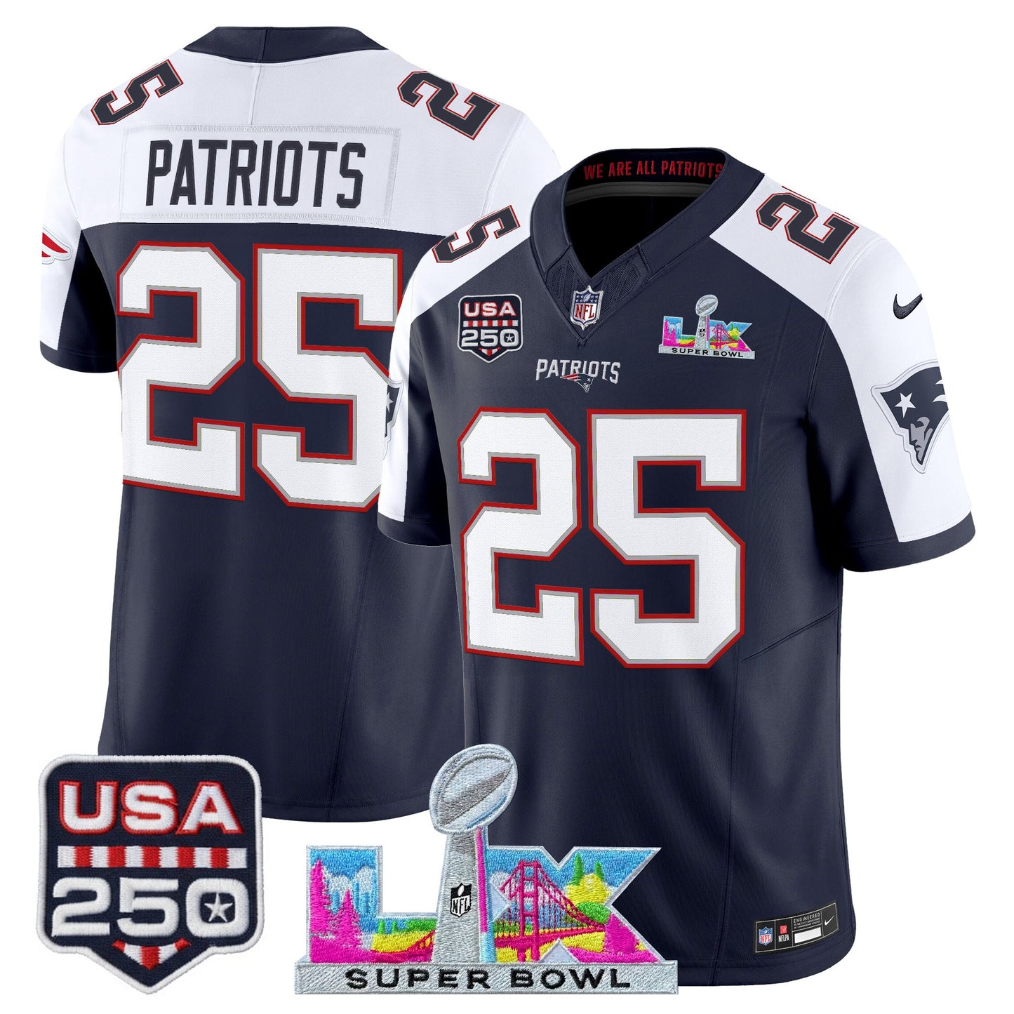 Navy Alternate - #25 Patriots