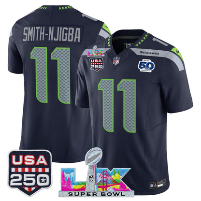 College Navy - Smith-Njigba