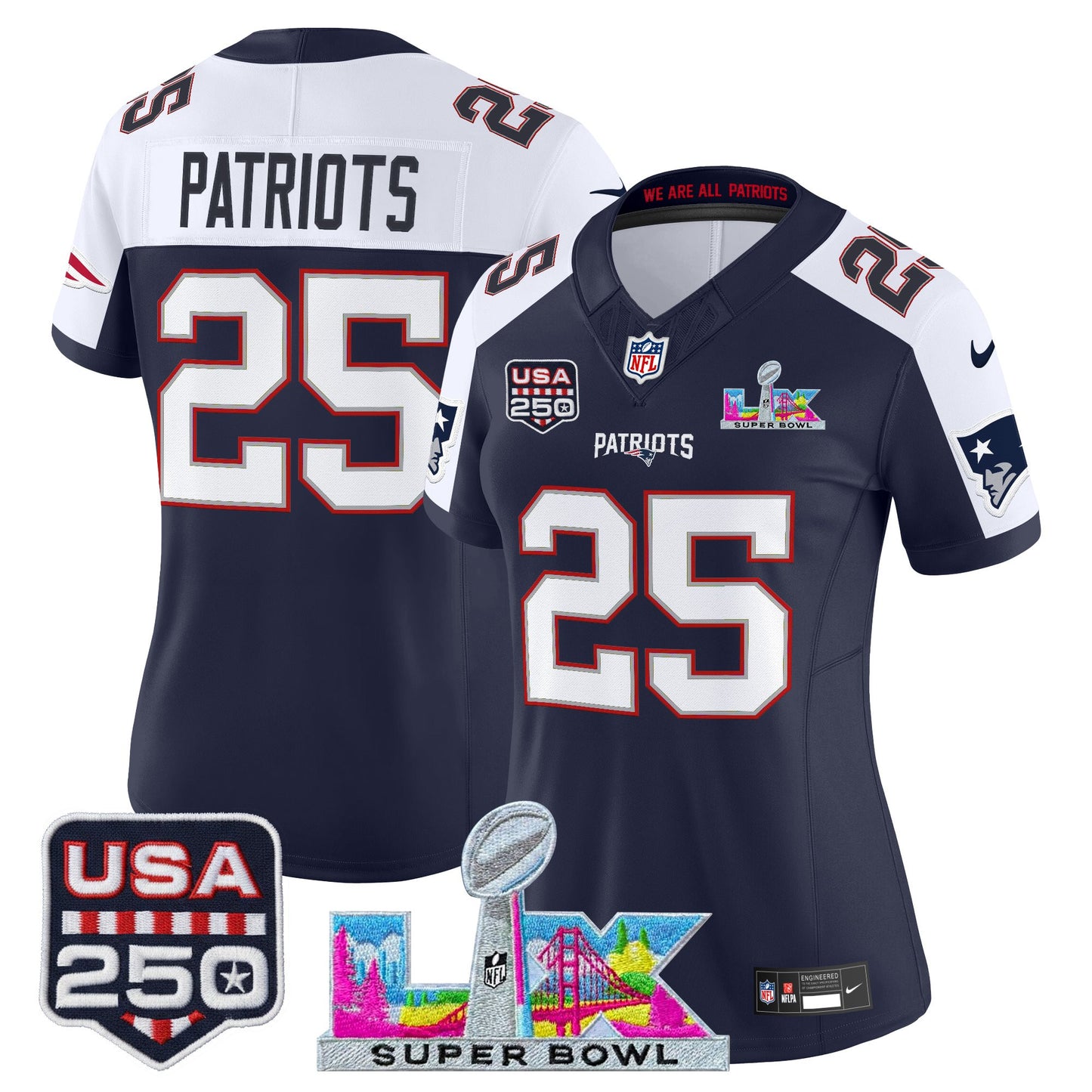 Navy Alternate - #25 Patriots