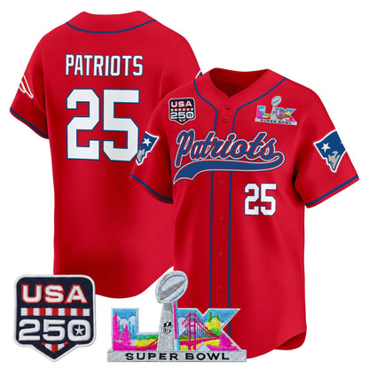 Red - #25 Patriots