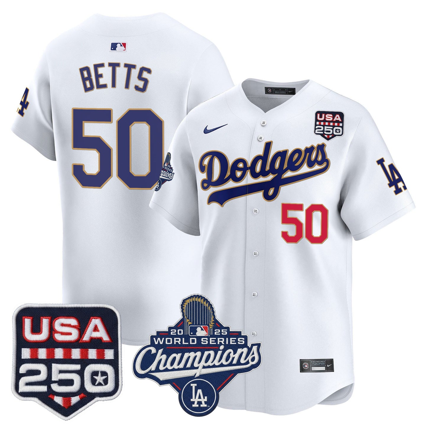 White - Mookie Betts