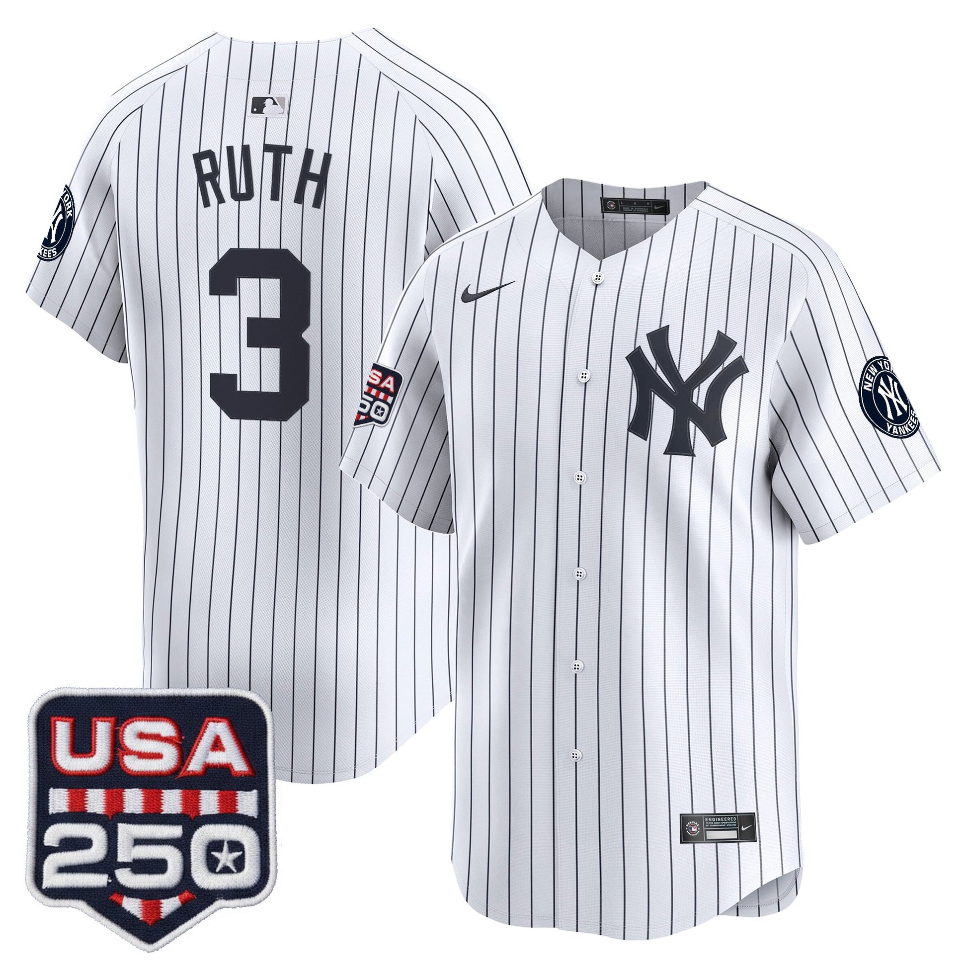 White - Babe Ruth