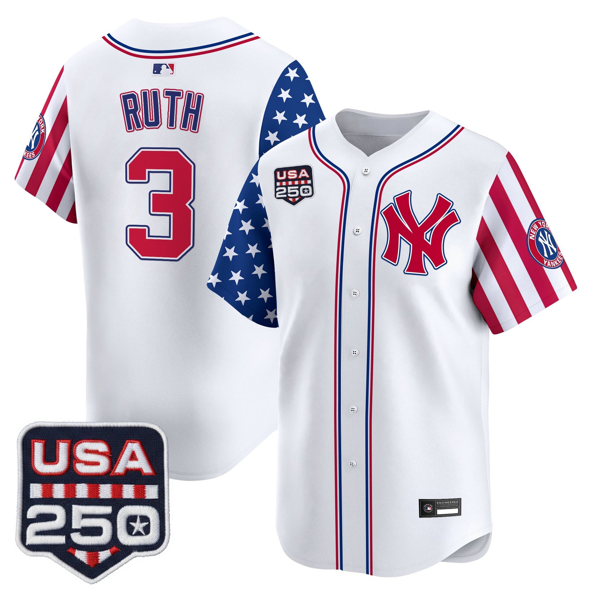 White - Babe Ruth