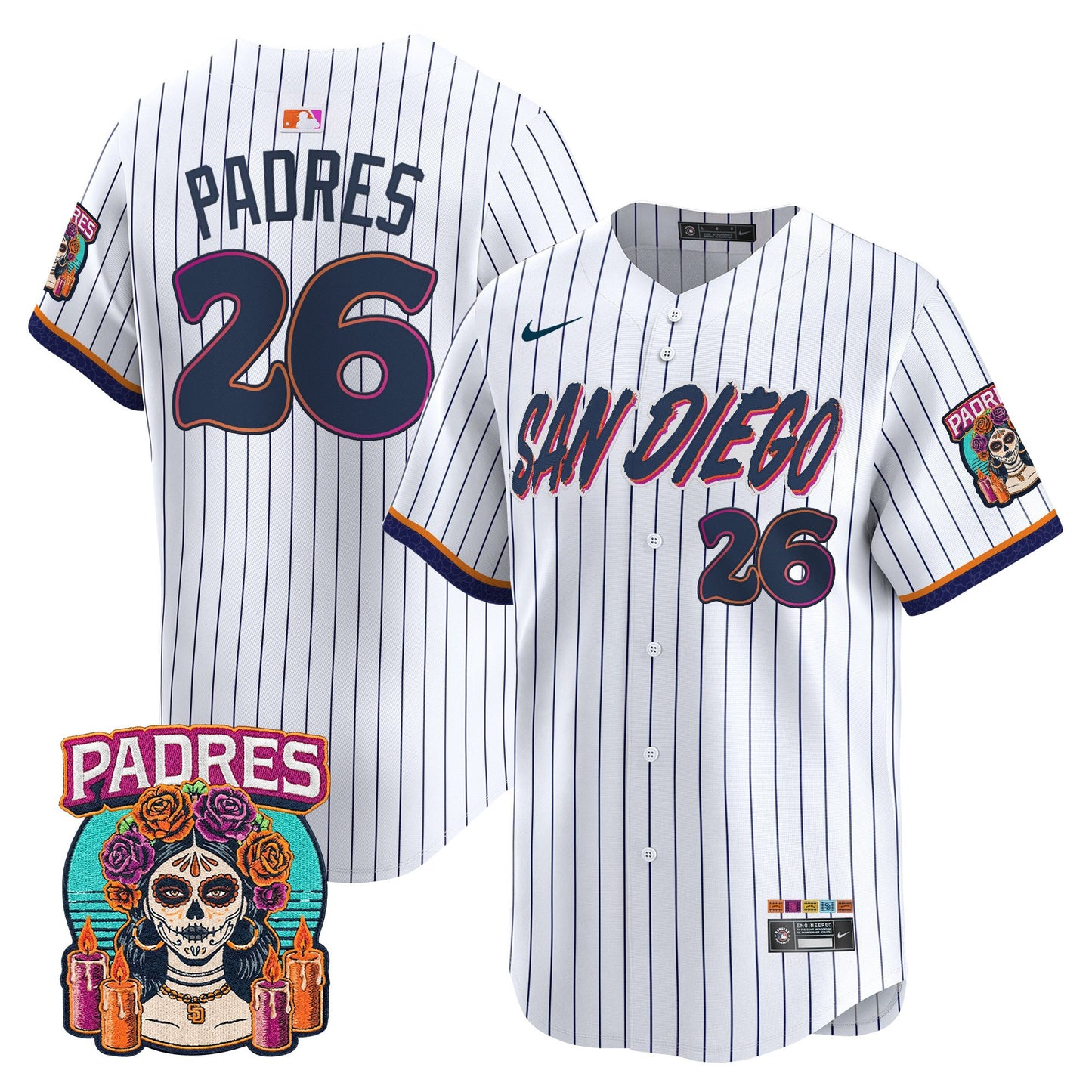 Pinstripe - #26 Padres