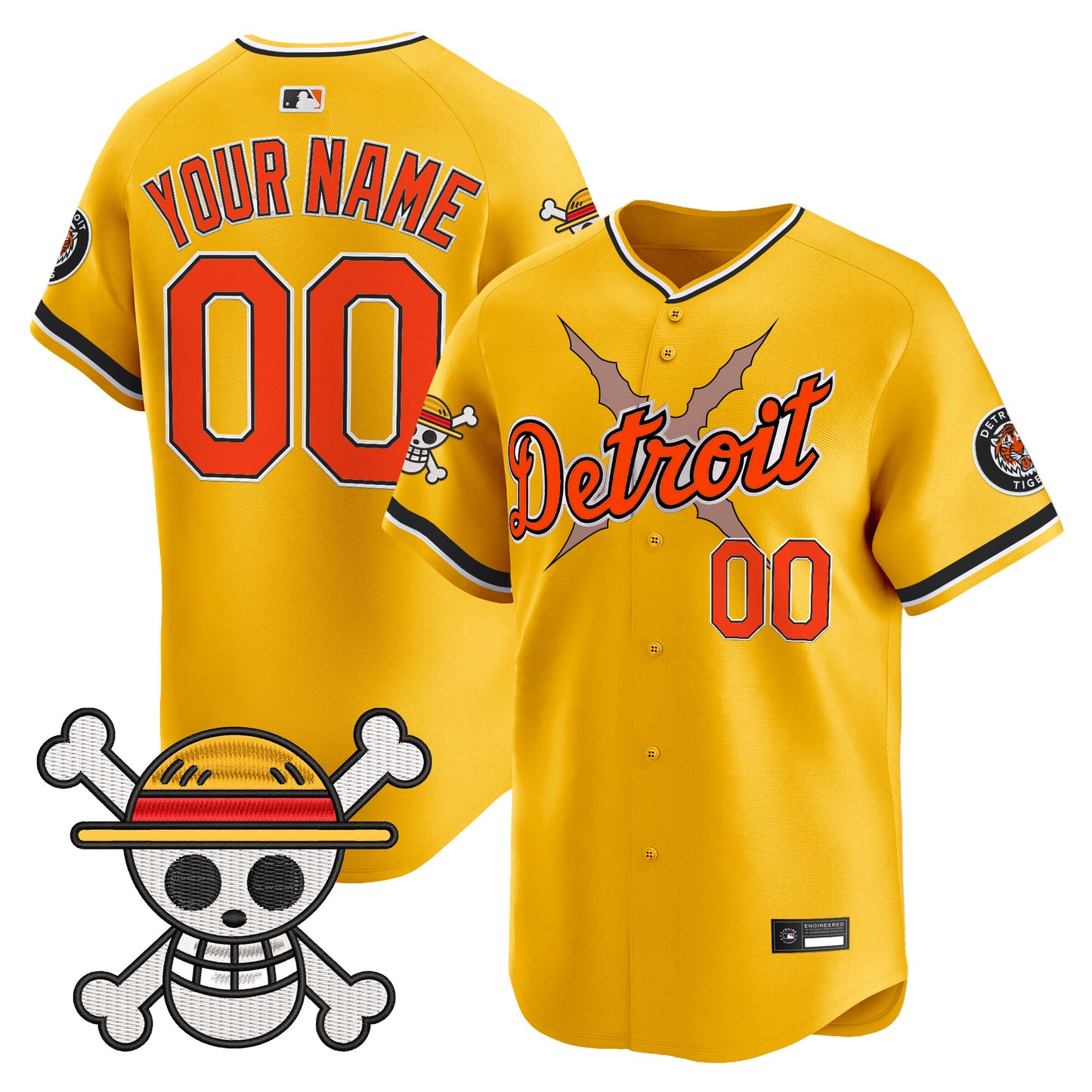 One Piece Vapor Premier Limited Custom Jersey – Stitched