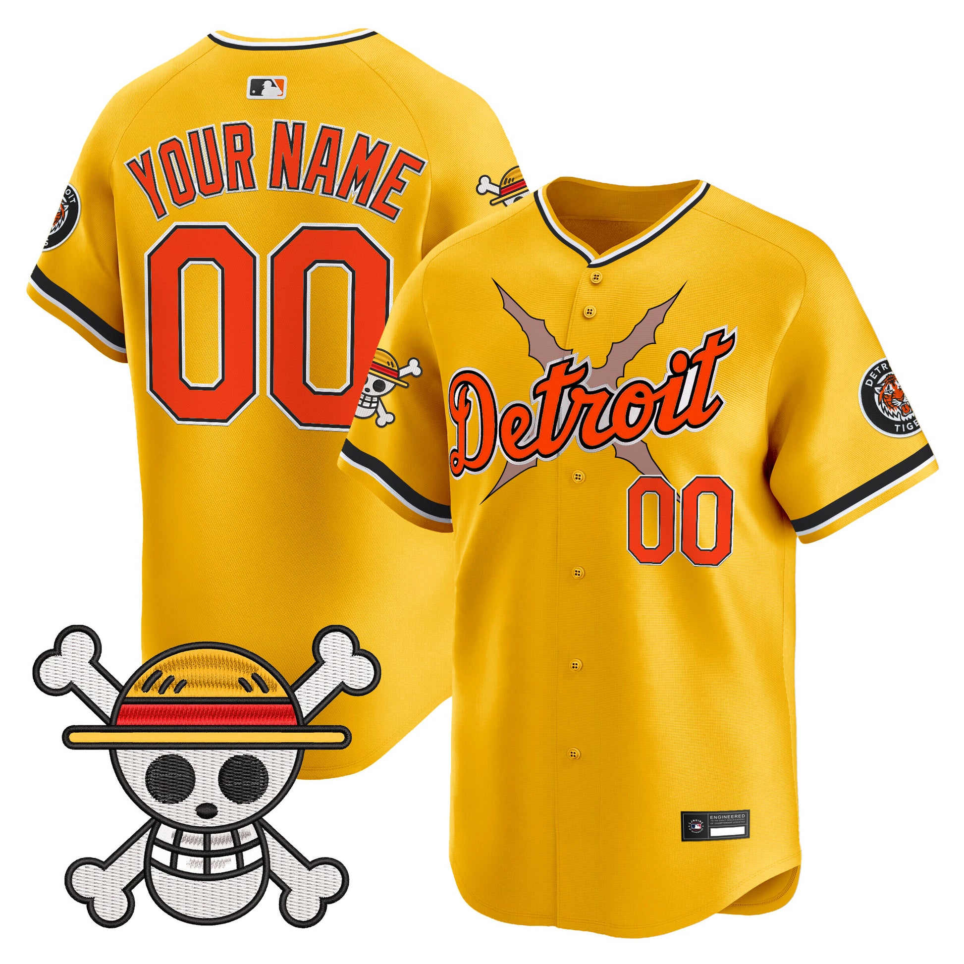 One Piece Vapor Premier Limited Custom Jersey – Stitched