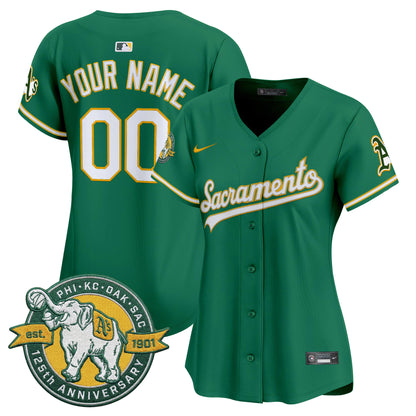 ‘Sacramento Edition’ Vapor Premier Limited Custom Jersey – 125th Anniversary Patch