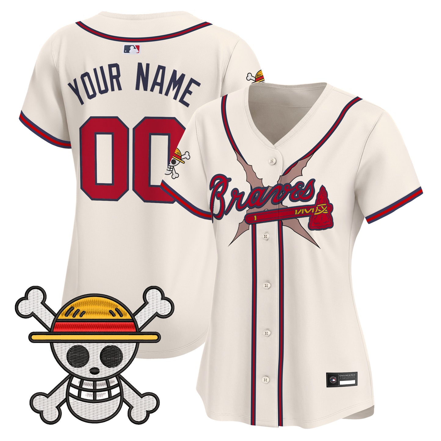 One Piece Vapor Premier Limited Custom Jersey – Stitched