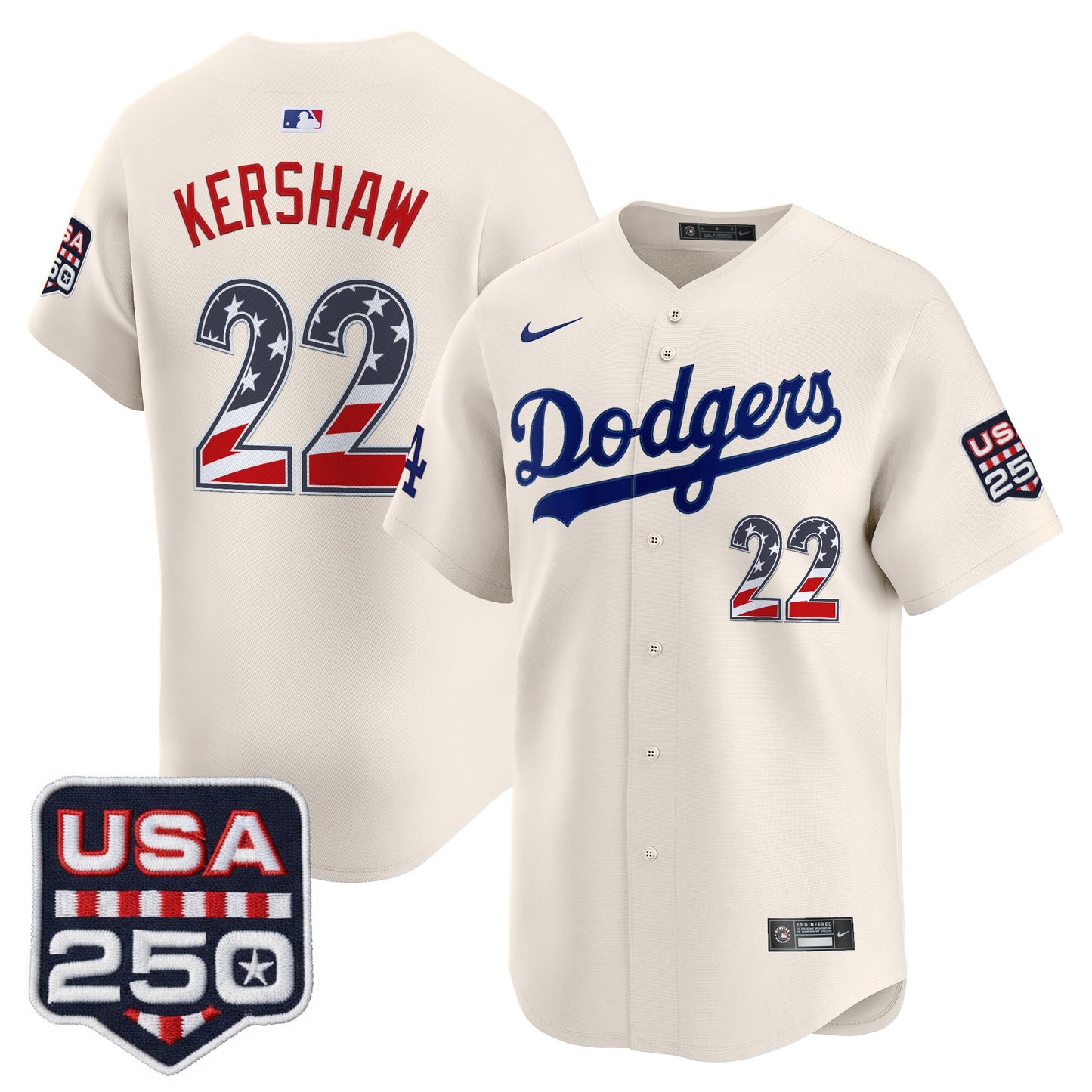 Liberty Cream - Clayton Kershaw