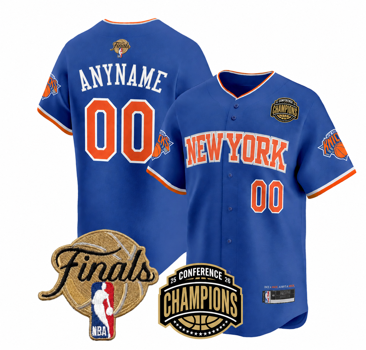 Retro / Finals patches baseball Jersey (ships in 3-6 weeks)