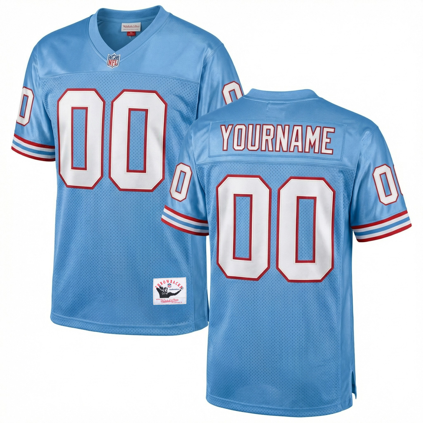 Oilers Custom Football Jersey (Ships 2-4 weeks)