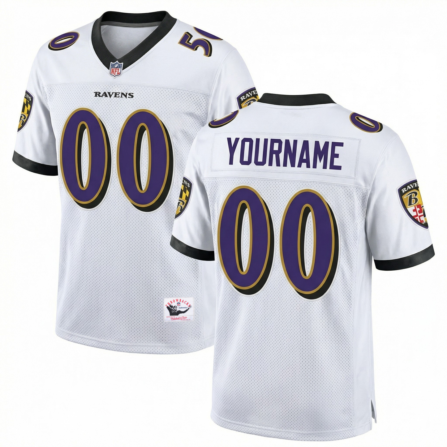 Ravens Custom Football Jersey (Ships in 3–6 Weeks)