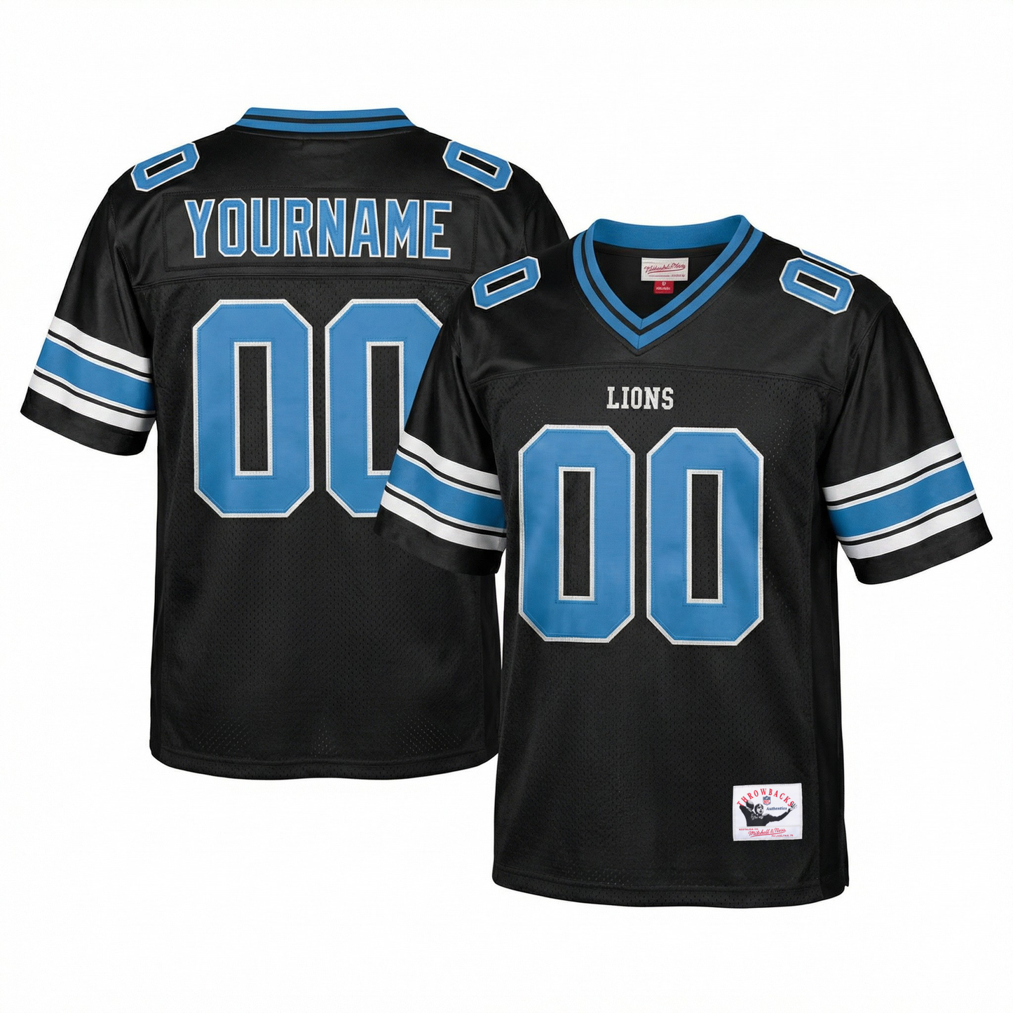 Lions Custom Football Jersey (Ships 2-4 weeks)