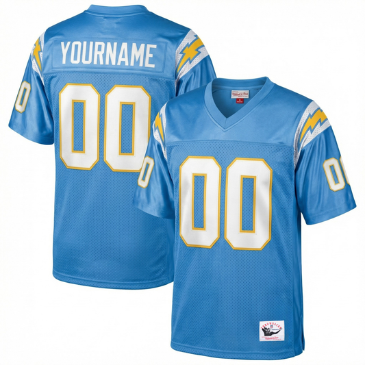Chargers Custom Football Jersey (Ships 2-4 weeks)