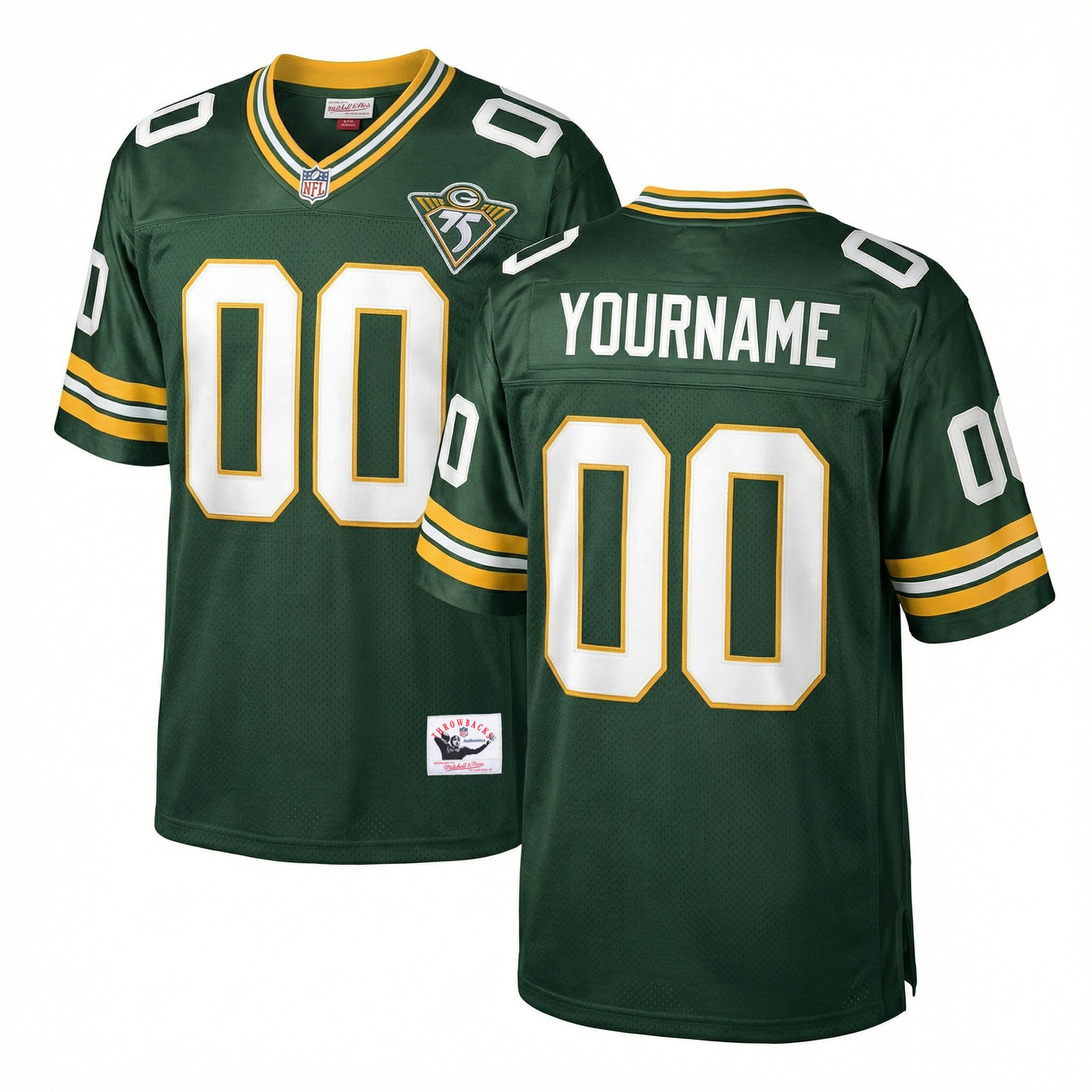 Packers Custom Football Jersey (Ships in 3–6 Weeks)