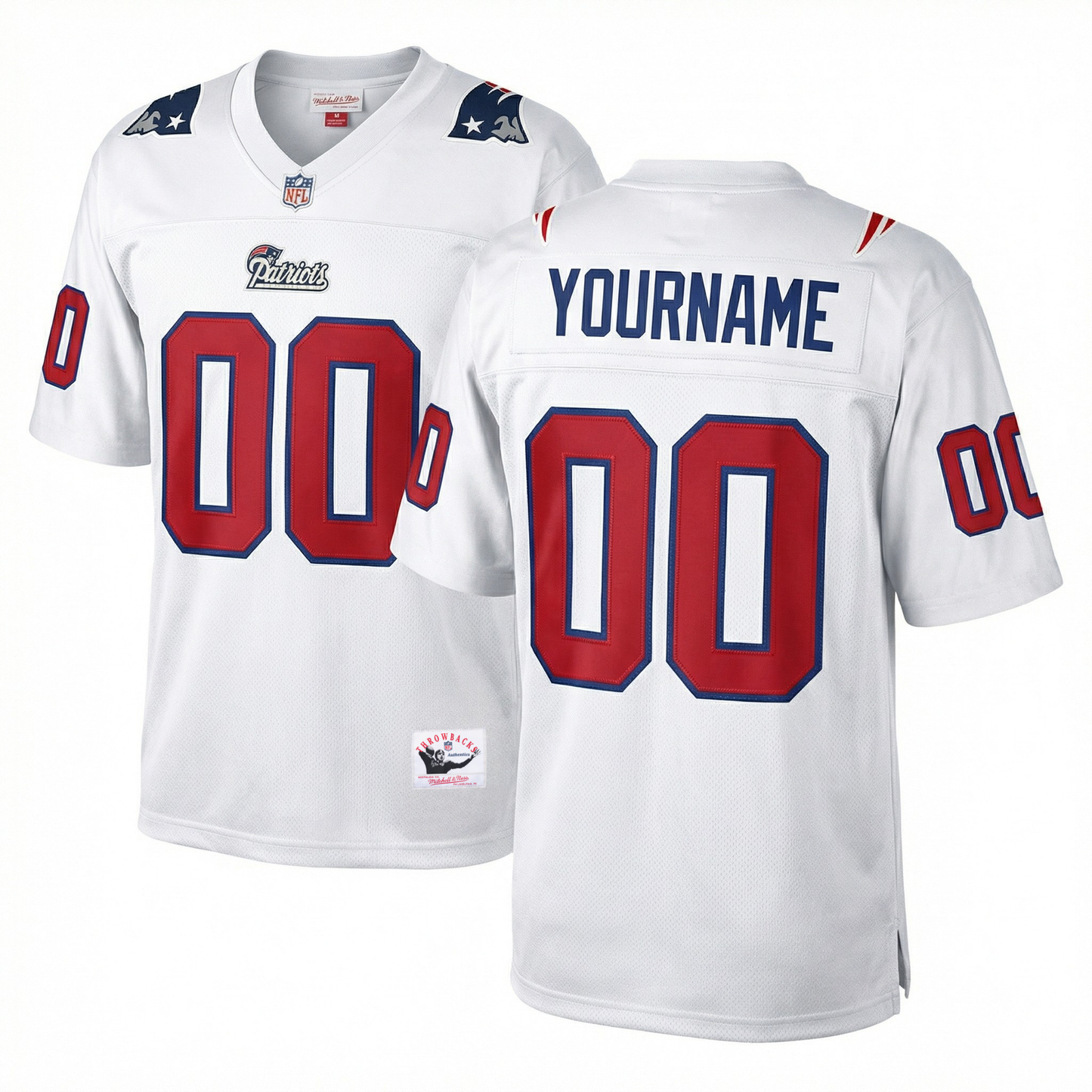 Patriots Custom Football Jersey (Ships 2-4 weeks)