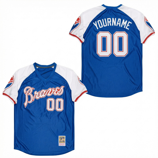 Braves Custom Baseball Jersey (Ships 2-4 weeks)