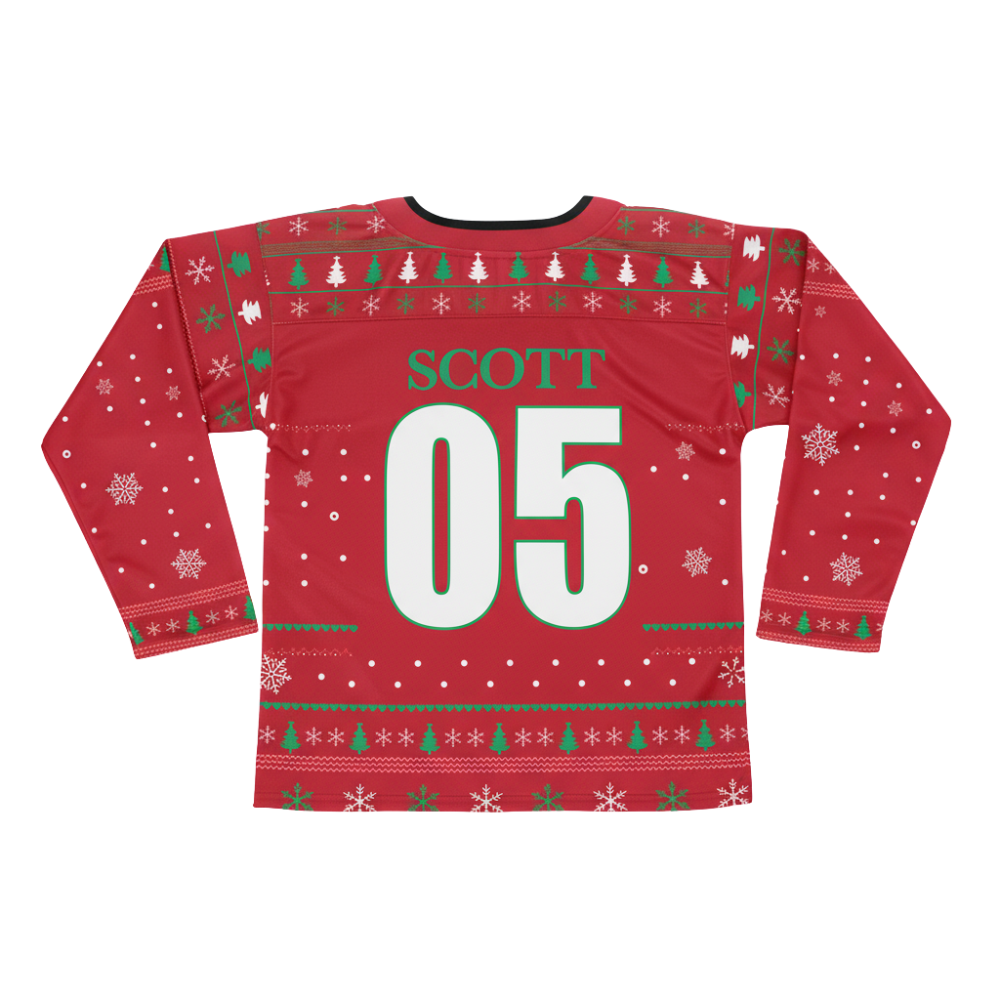 The Office Michael Scott ‘Happy Birthday Jesus’ Christmas Hockey Jersey