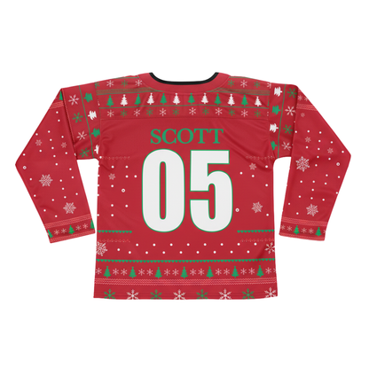 The Office Michael Scott ‘Happy Birthday Jesus’ Christmas Hockey Jersey